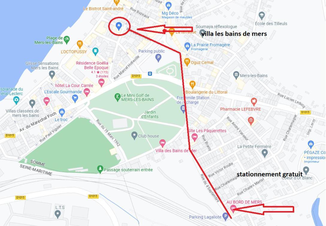 Plage A 50M Appartement Reves Tranquilles Villa Les Bains De Mers מראה חיצוני תמונה